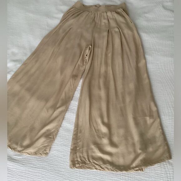 M wide leg pants beige, cream, breezy - Picture 6 of 9